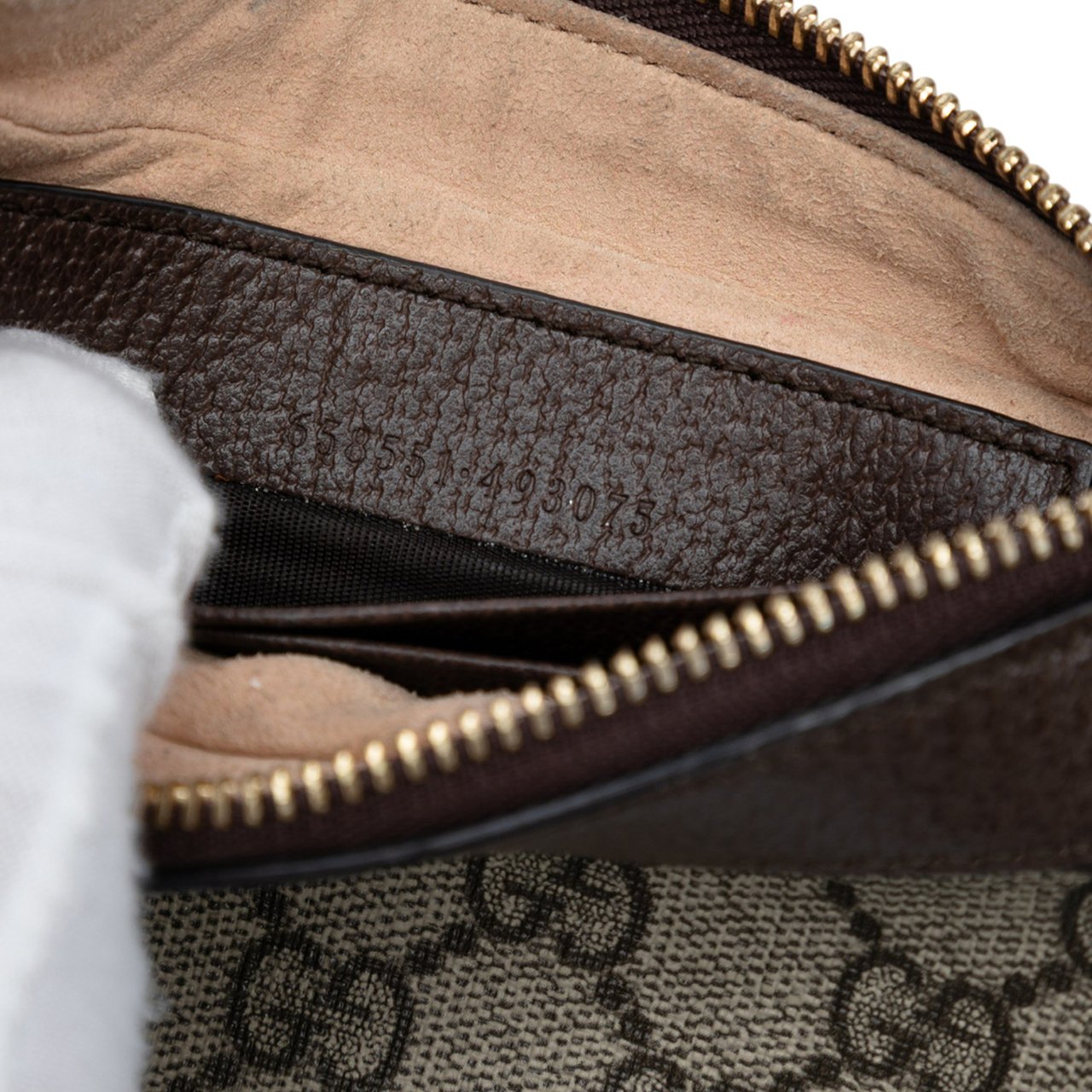 Gucci Mini GG Supreme Web Ophidia Shoulder Bag Bruin