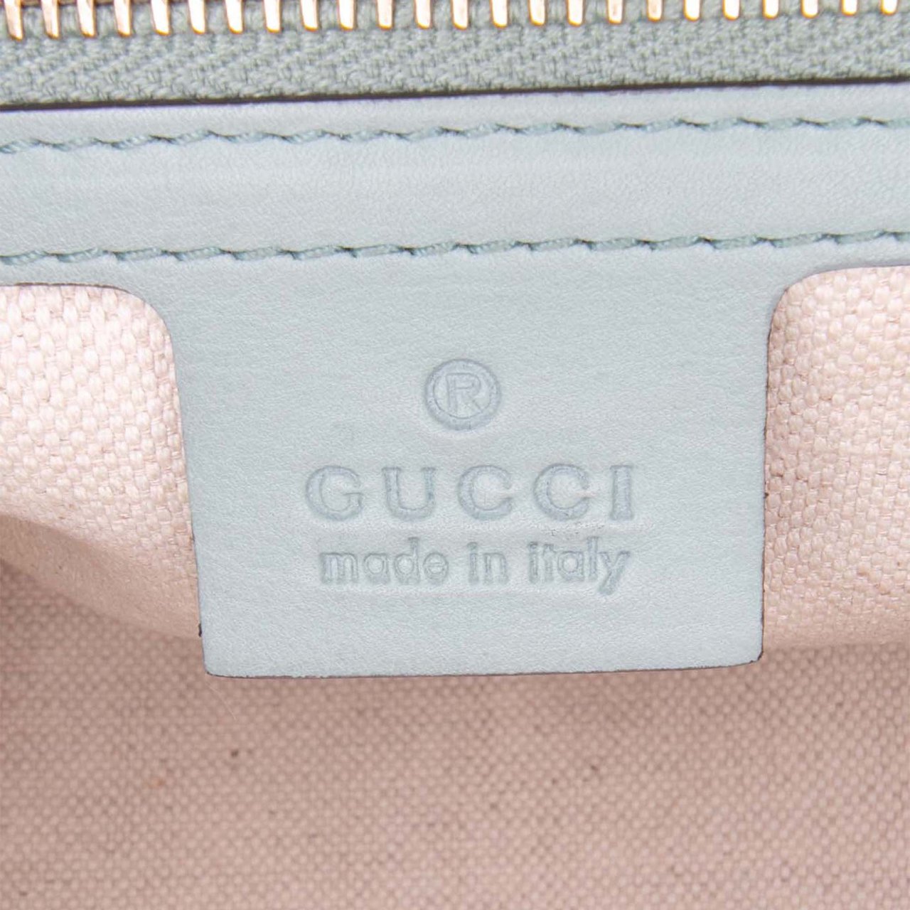 Gucci Small Microguccissima Trimmed Leather Joy Boston Bag Blauw