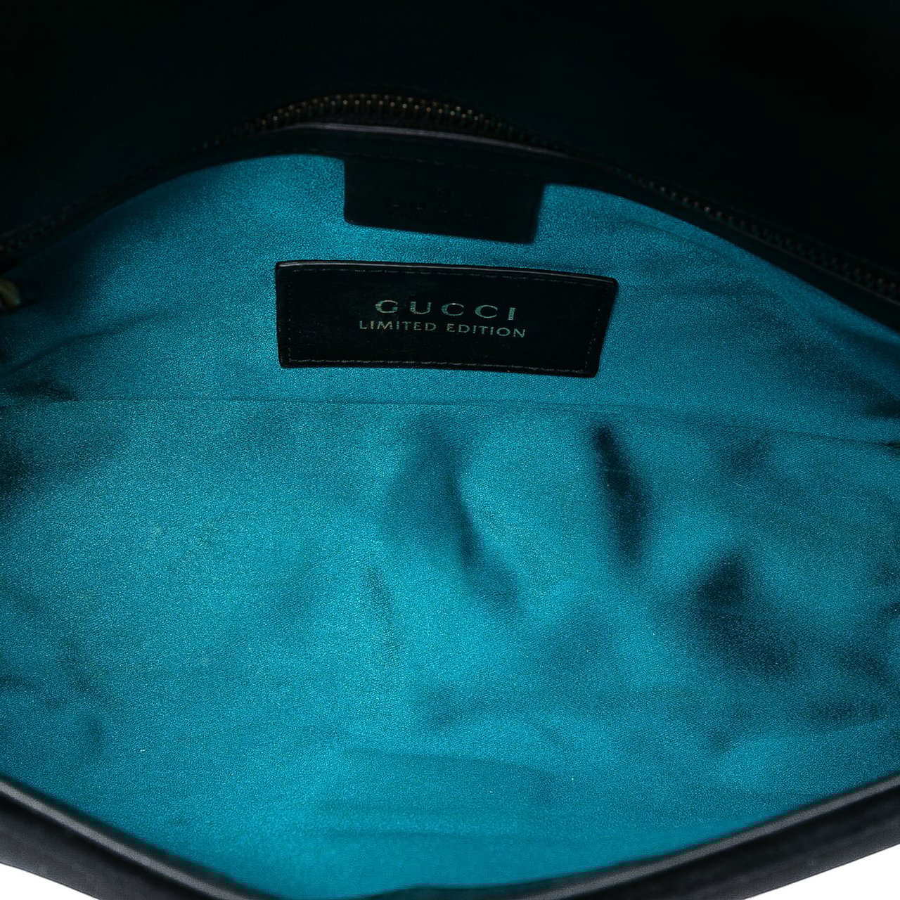 Gucci Medium GG Marmont Matelasse Velvet Sequin Embellished Shoulder Bag Zwart