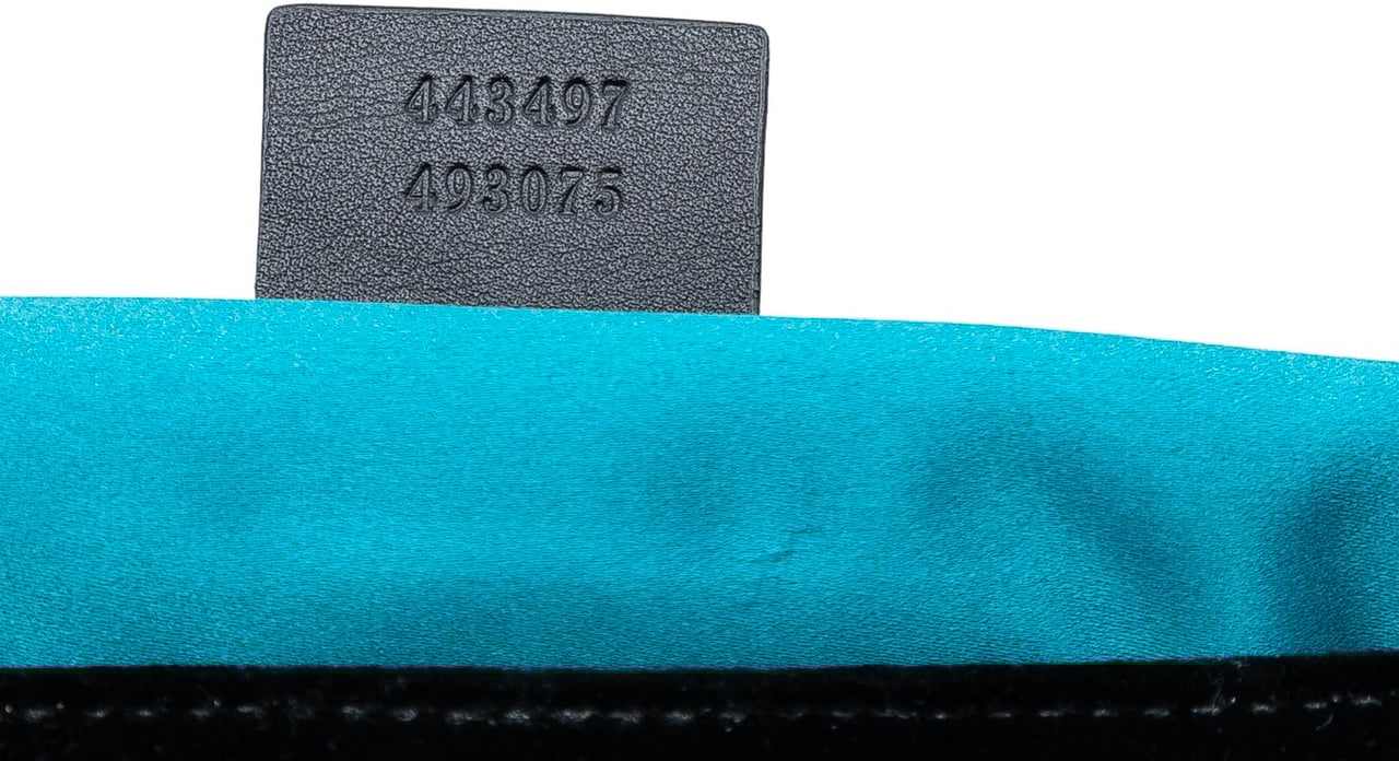 Gucci Medium GG Marmont Matelasse Velvet Sequin Embellished Shoulder Bag Zwart