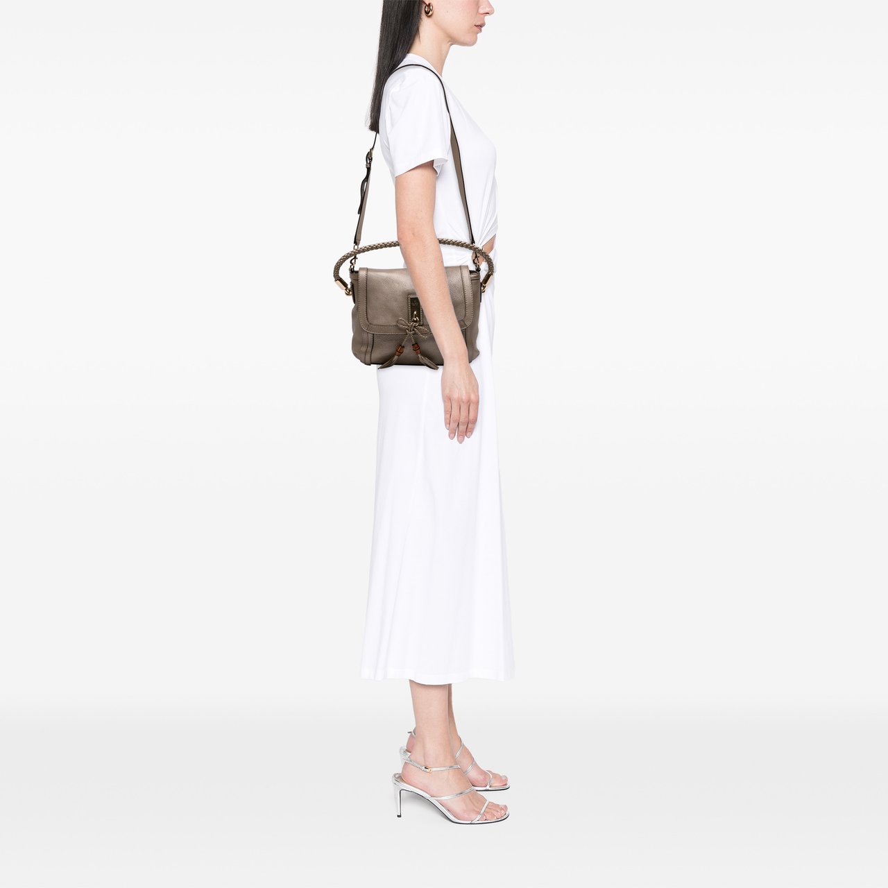 Gucci Leather Bella Satchel Goud