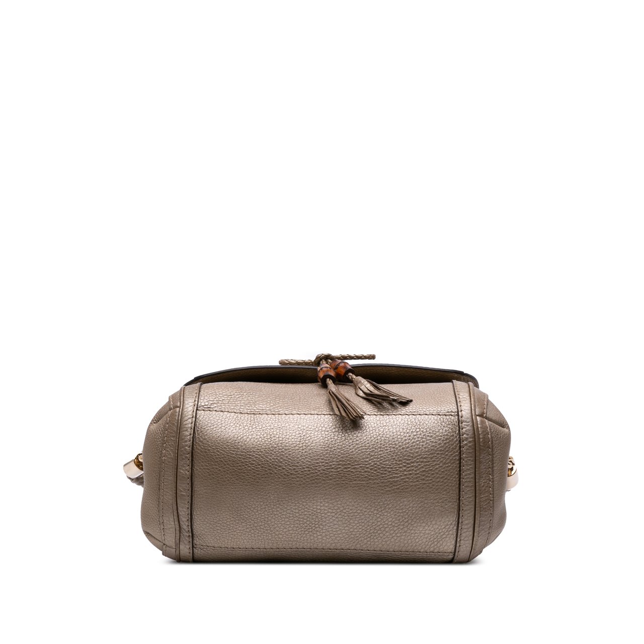 Gucci Leather Bella Satchel Goud
