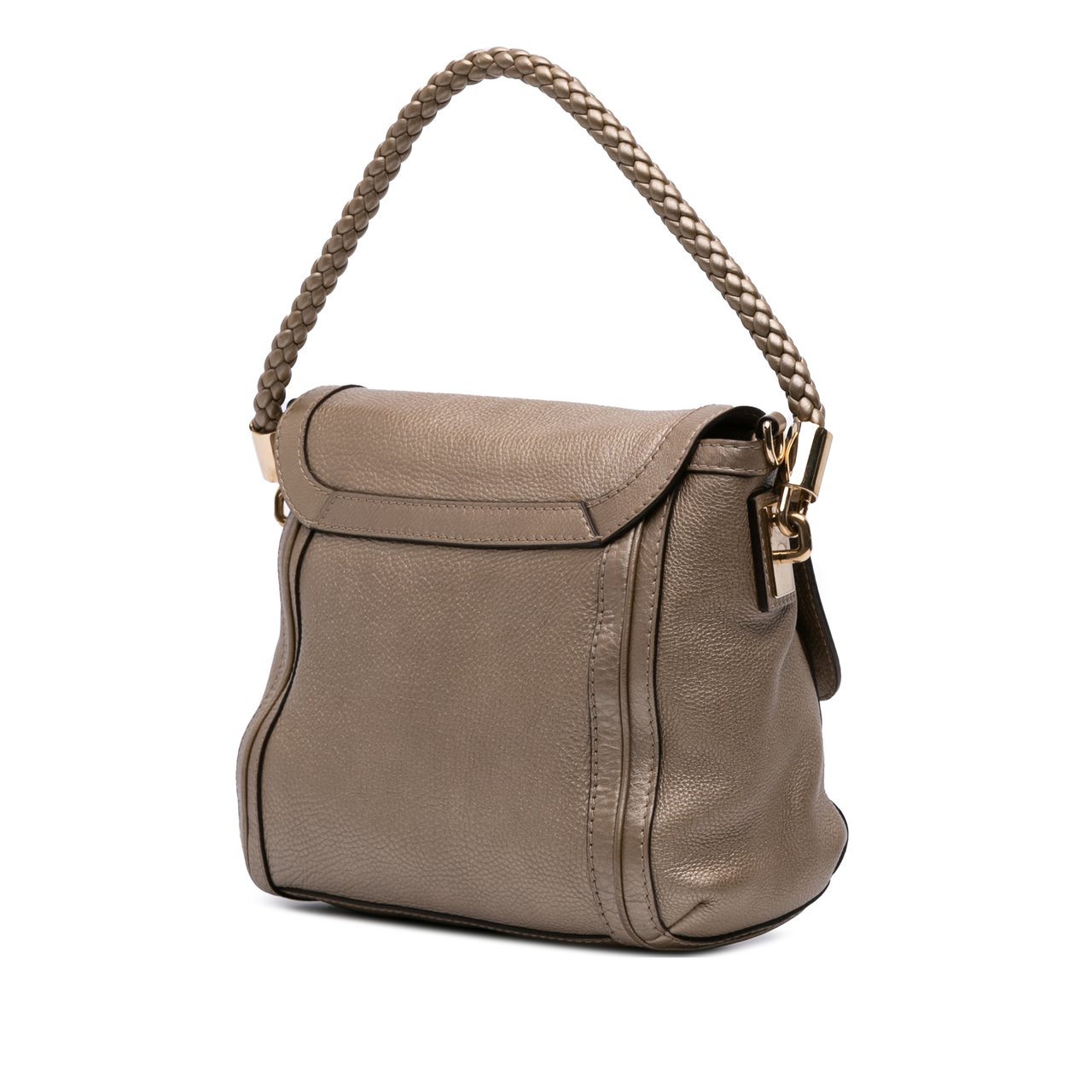 Gucci Leather Bella Satchel Goud