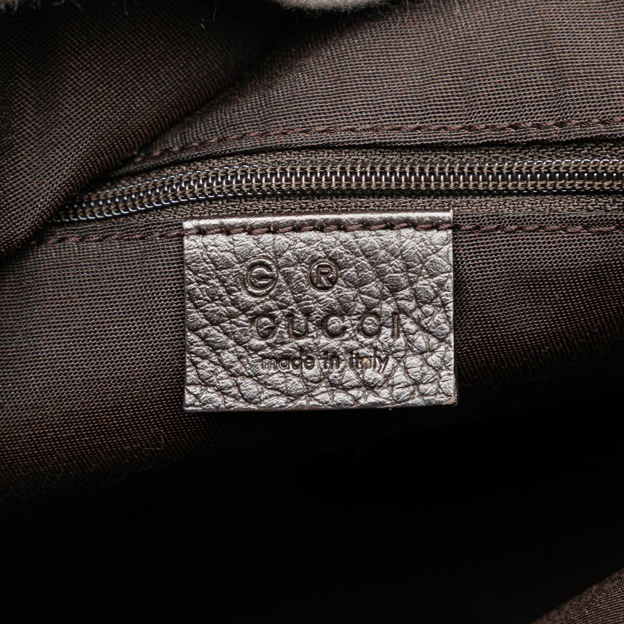 Gucci GG Crystal Abbey D Ring Crossbody Bruin