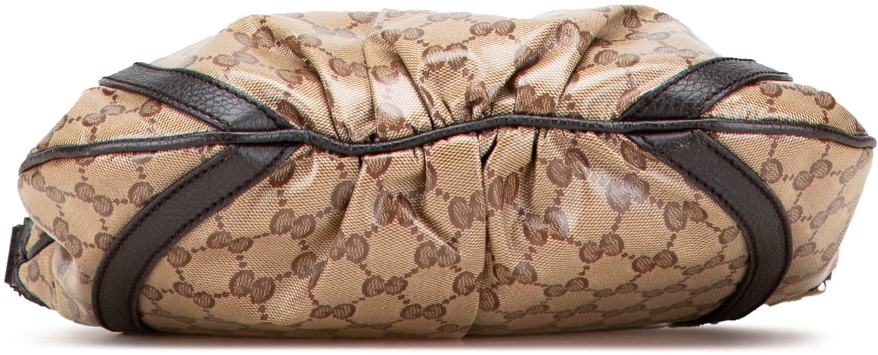 Gucci GG Crystal Abbey D Ring Crossbody Bruin