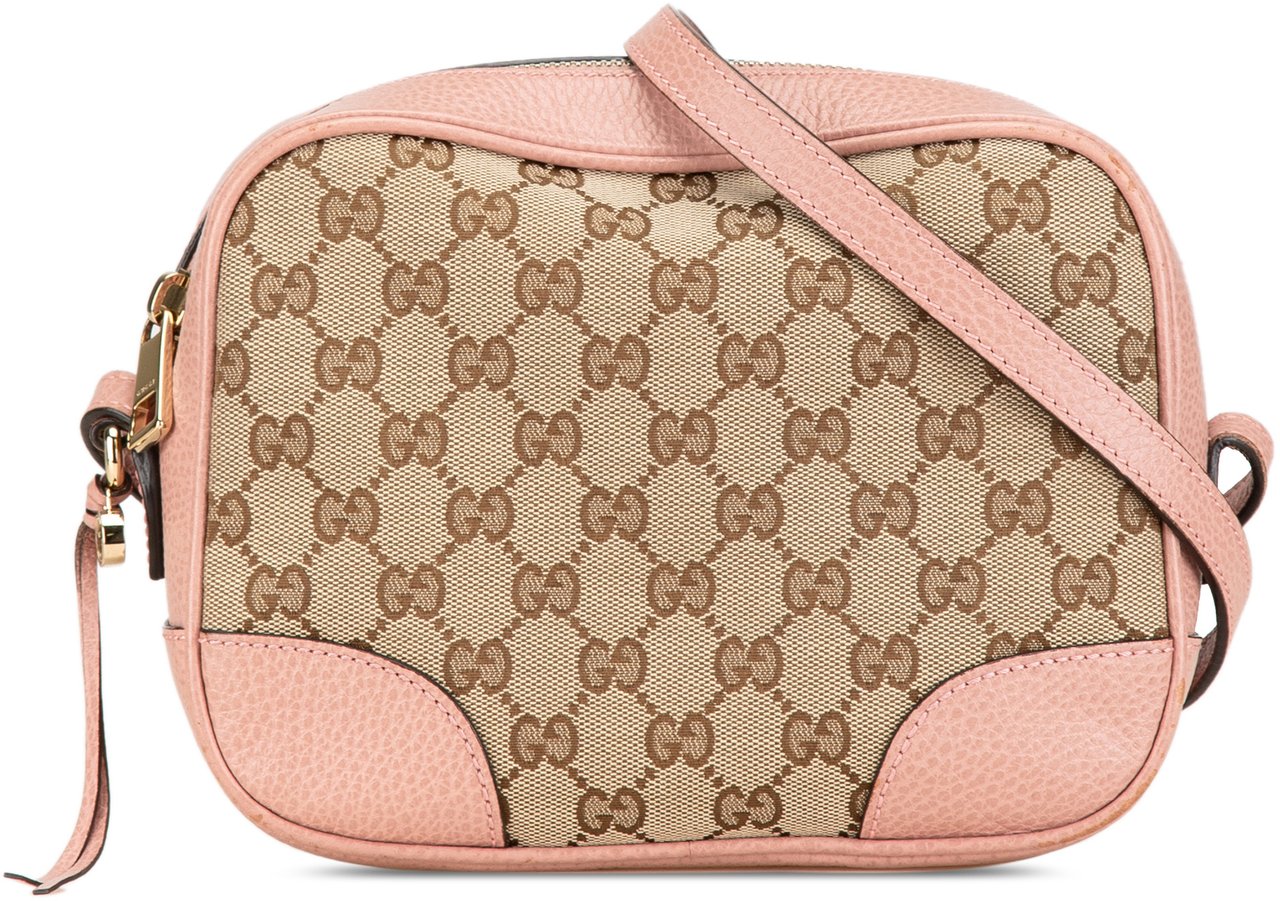 Gucci GG Canvas Bree Crossbody Bruin