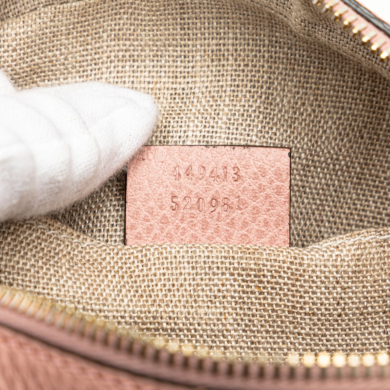 Gucci GG Canvas Bree Crossbody Bruin