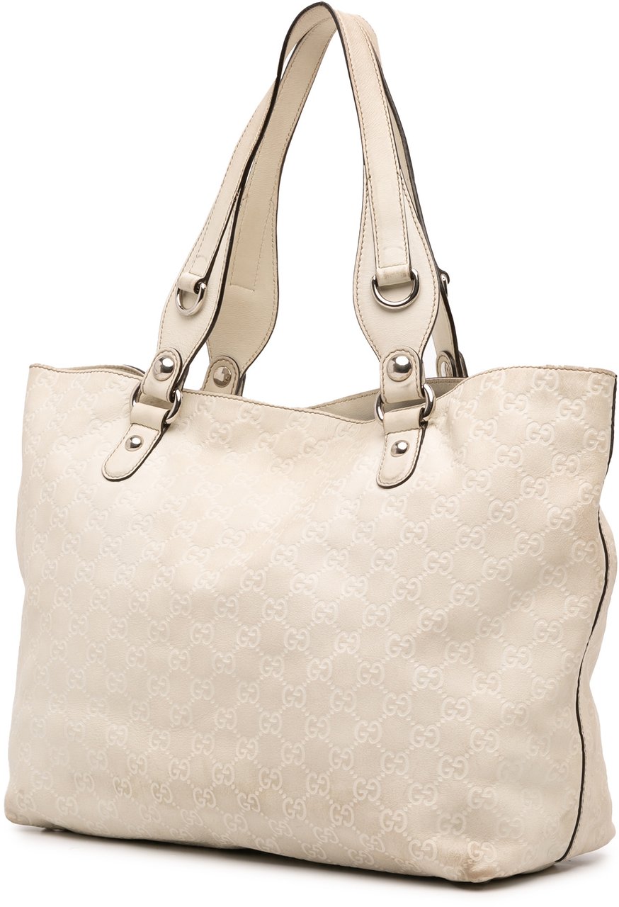 Gucci Guccissima Icon Bit Tote Wit