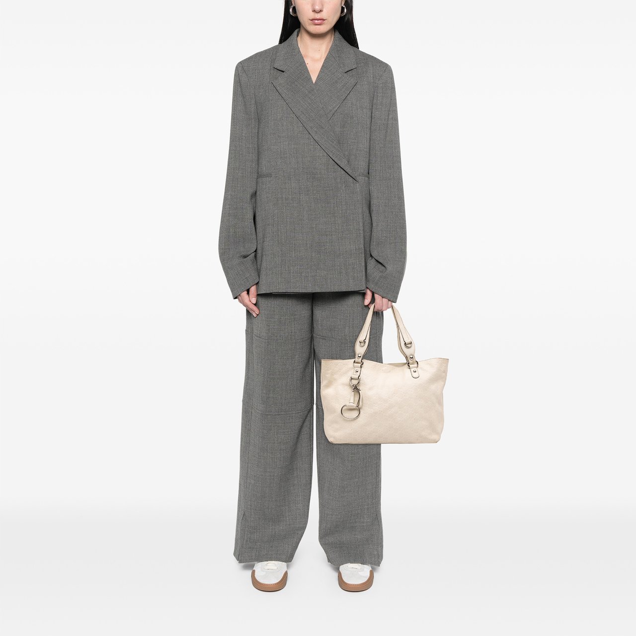 Gucci Guccissima Icon Bit Tote Wit