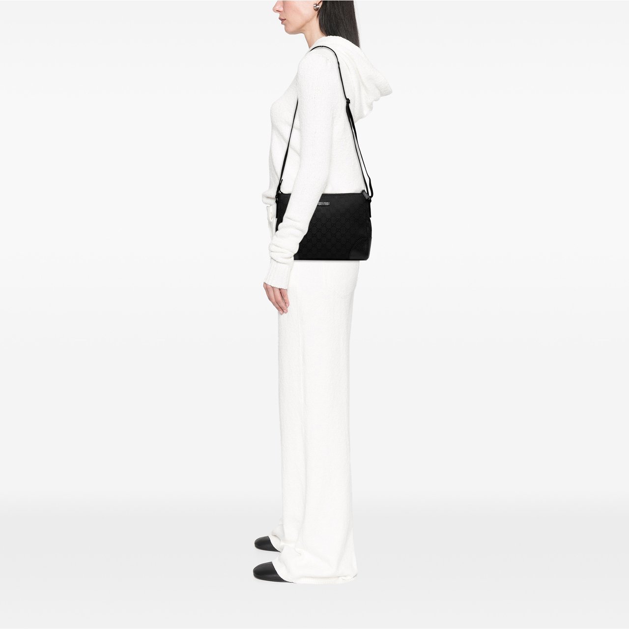 Gucci GG Canvas Crossbody Zwart