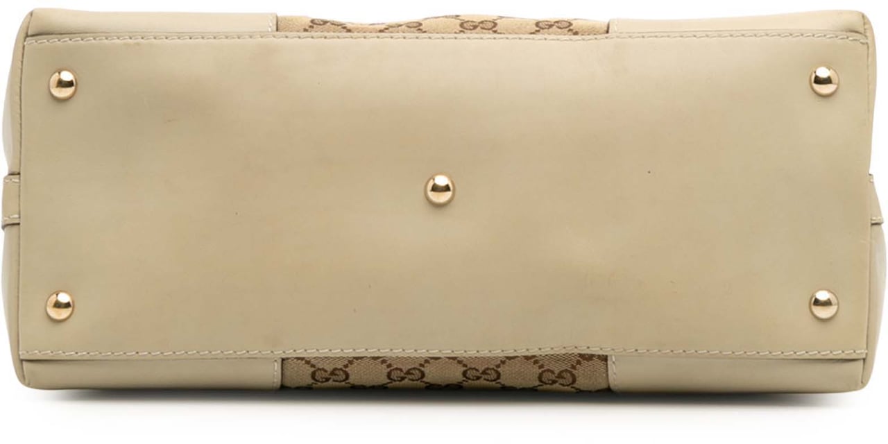 Gucci Medium GG Canvas Lovely Shoulder Bag Bruin