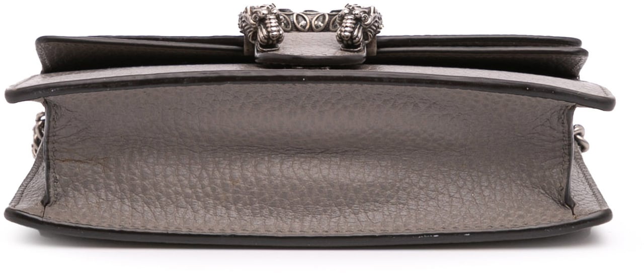 Gucci Super Mini Leather Dionysus Crossbody Bruin