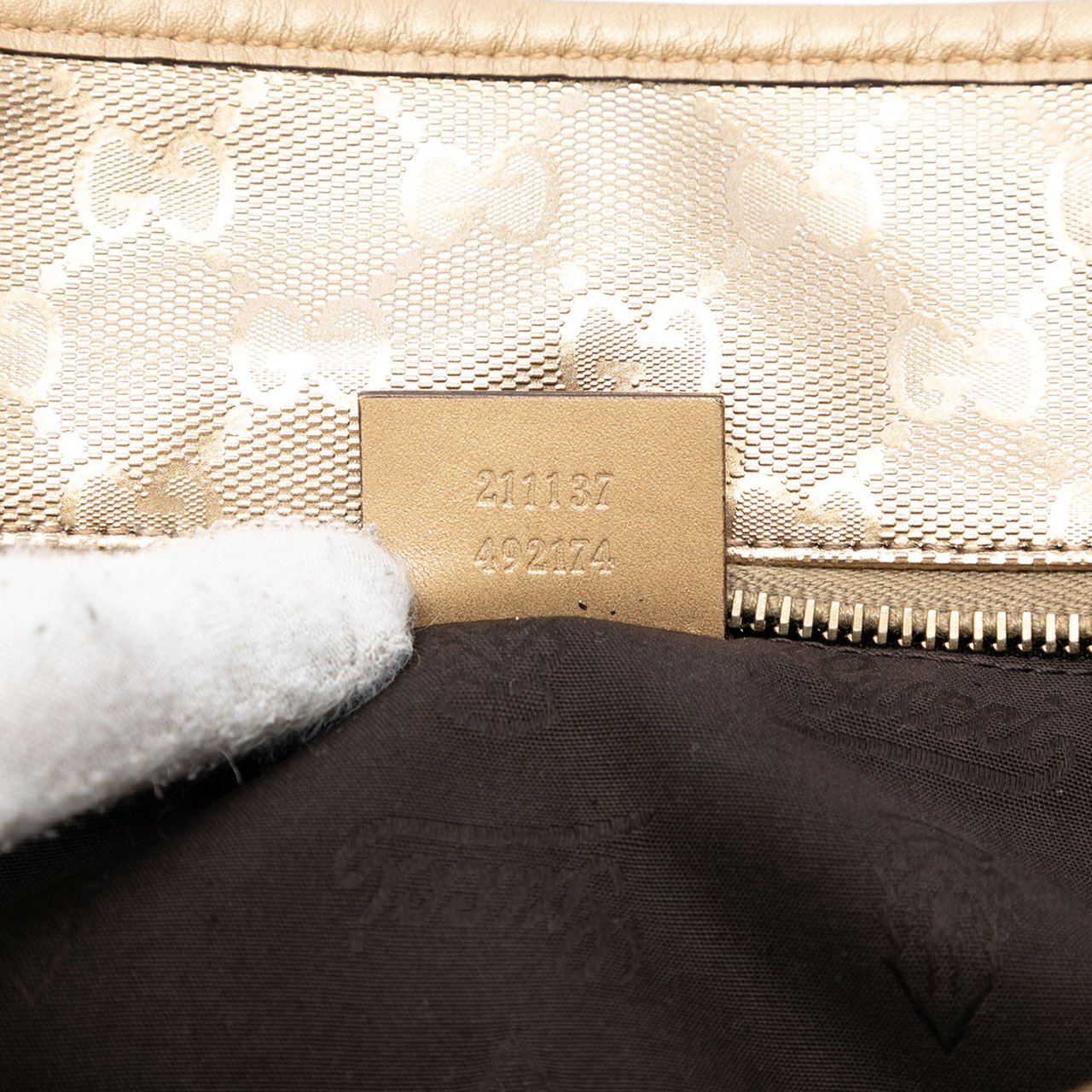 Gucci Medium GG Imprime Tote Goud