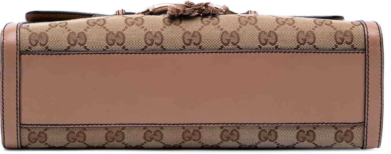 Gucci Medium GG Canvas Emily Shoulder Bag Bruin