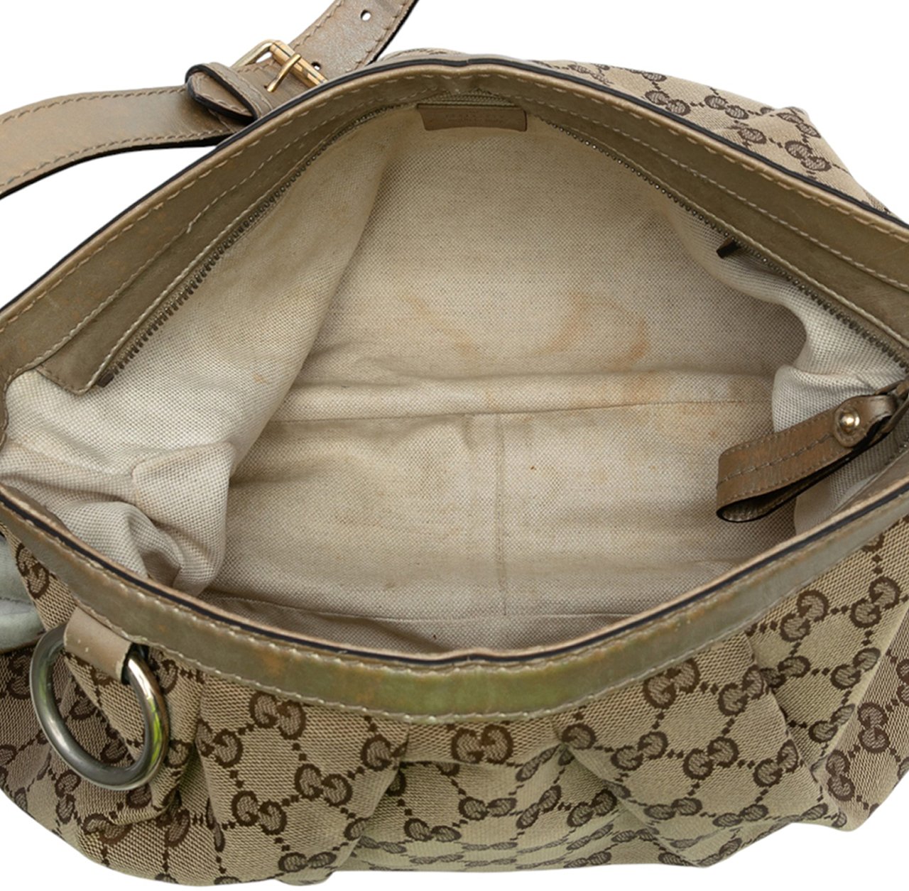 Gucci GG Canvas Sukey Crossbody Bruin