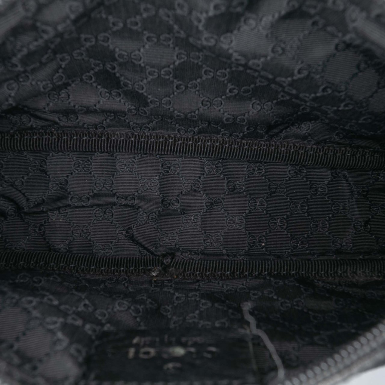 Gucci Denim Web Shoulder Bag Zwart