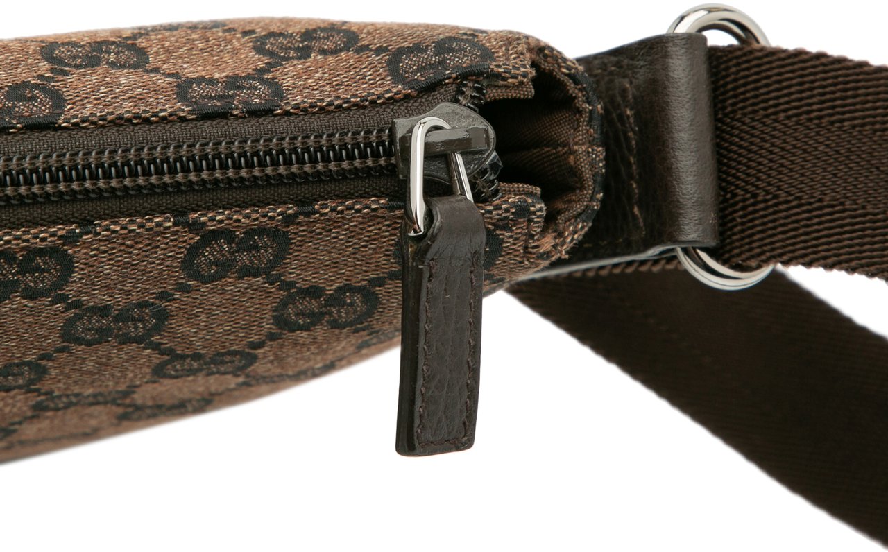 Gucci GG Canvas Crossbody Bruin