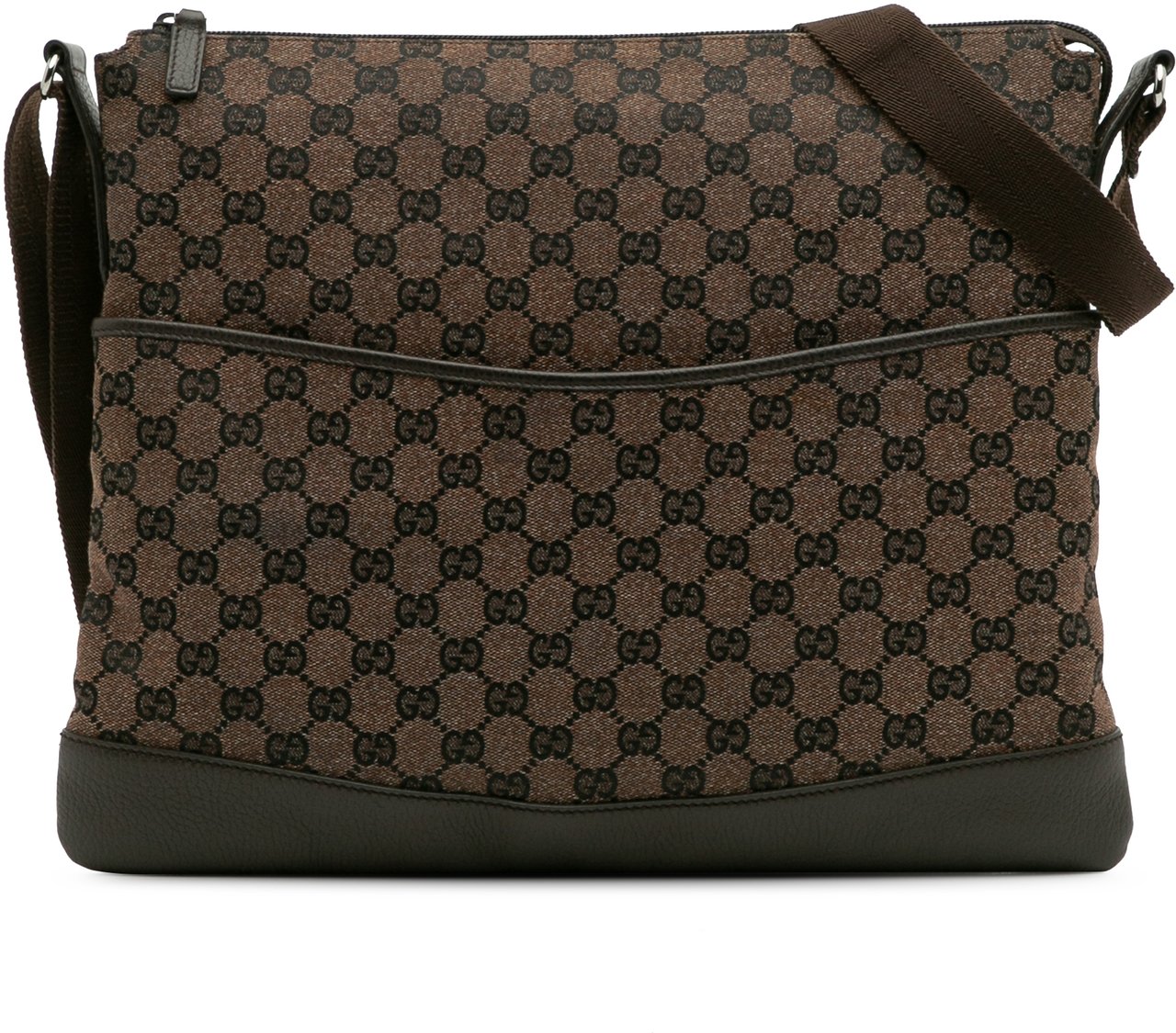 Gucci GG Canvas Crossbody Bruin