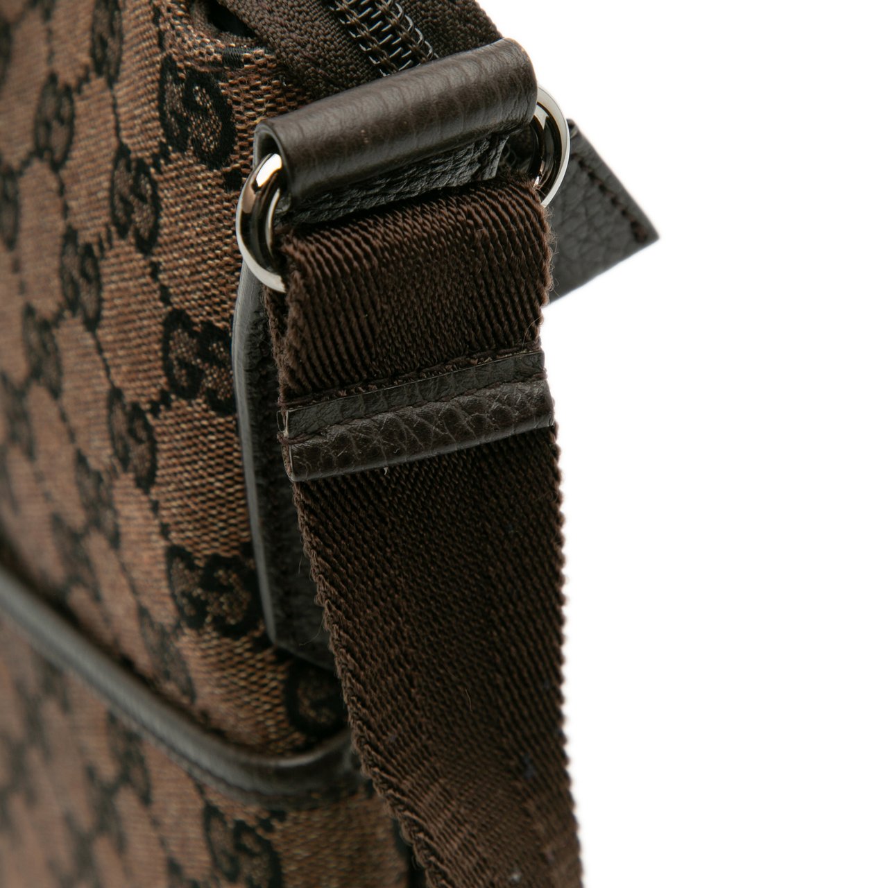 Gucci GG Canvas Crossbody Bruin