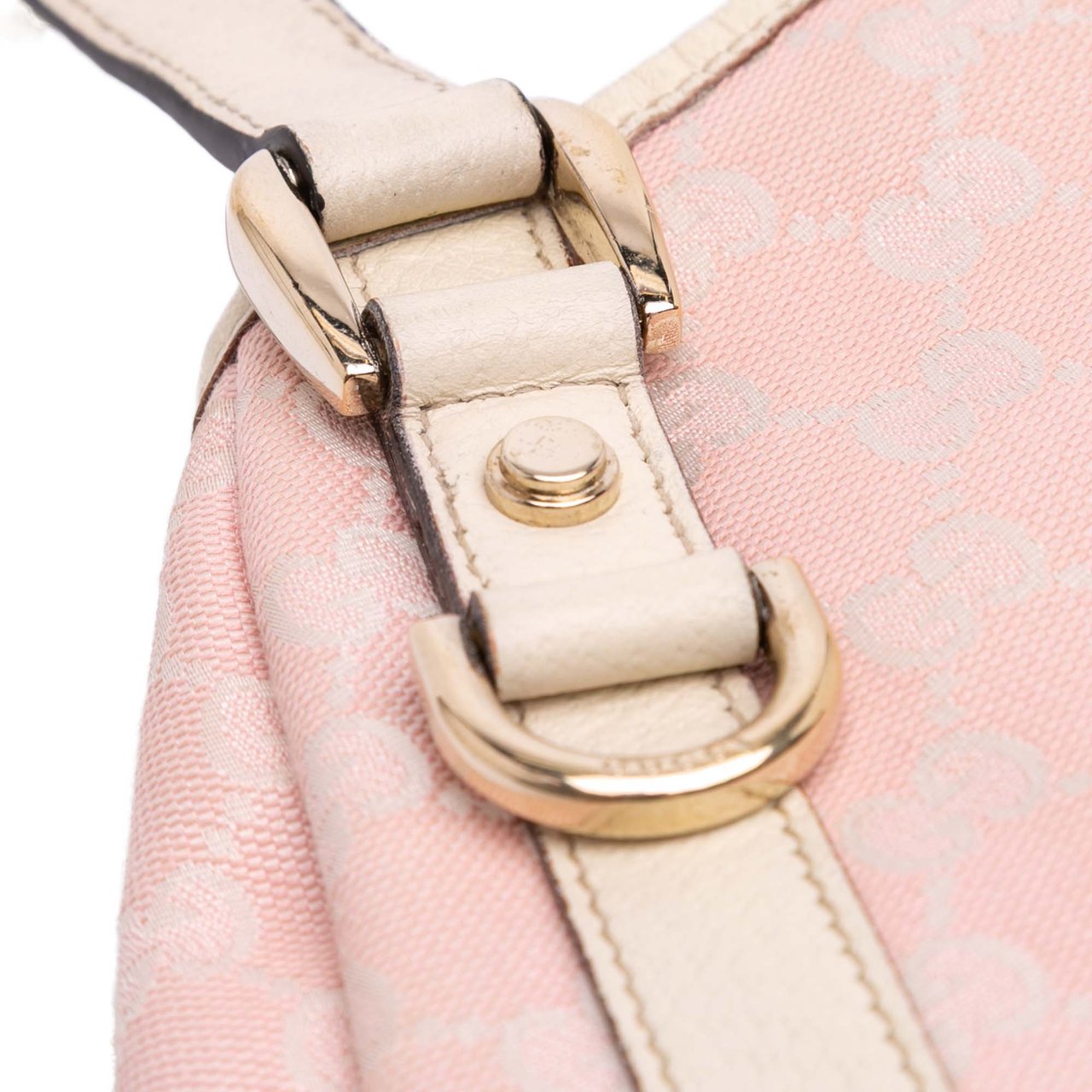 Gucci GG Canvas Abbey D Ring Tote Roze