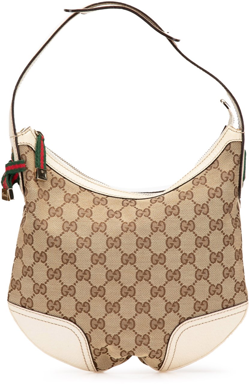 Gucci GG Canvas Princy Hobo Bruin
