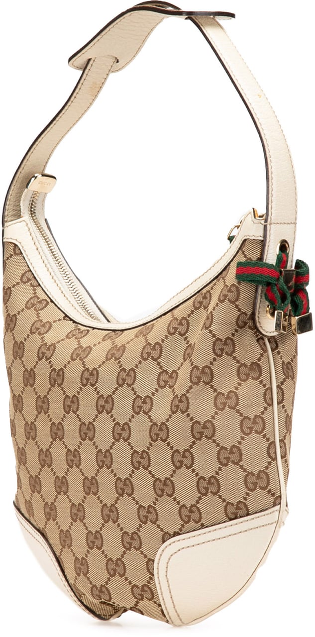 Gucci GG Canvas Princy Hobo Bruin