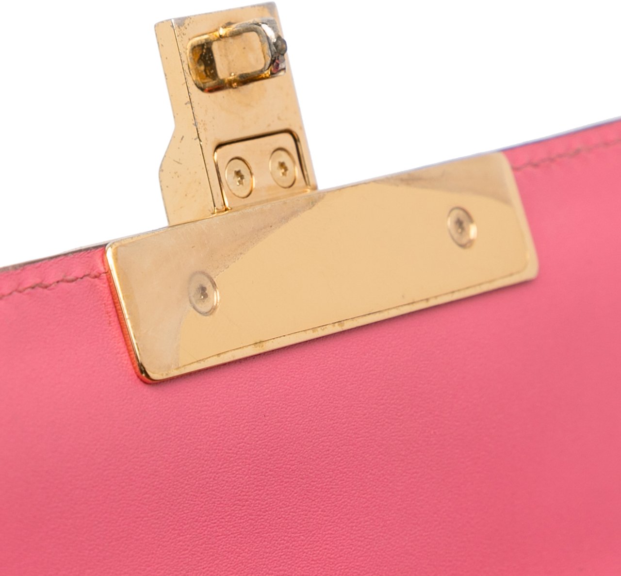 Gucci Small Guccissima Padlock Crossbody Roze