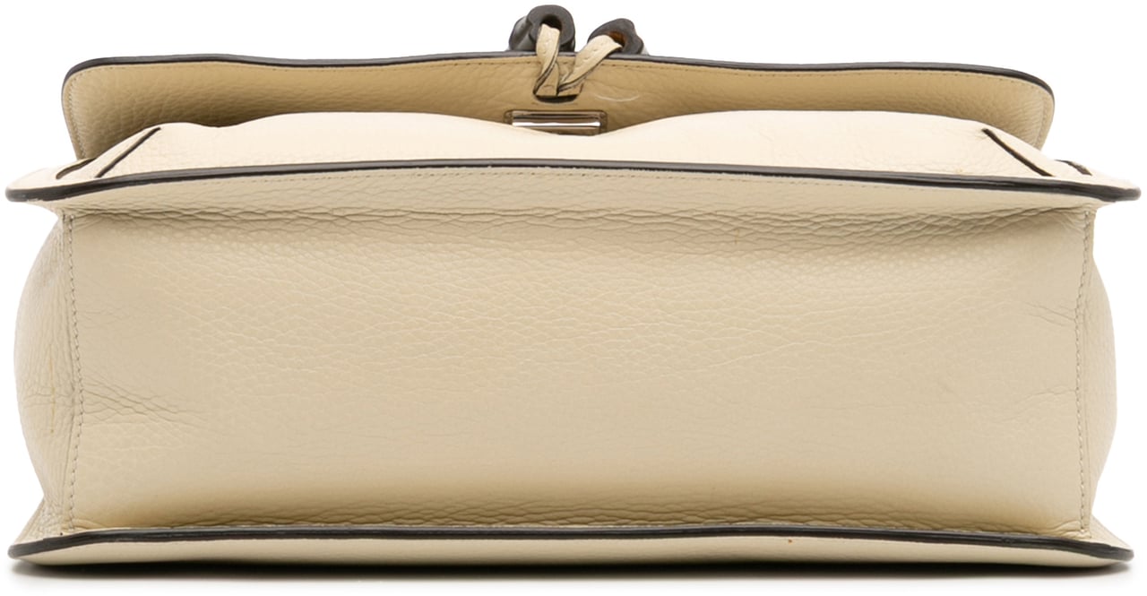 Gucci Medium Leather Bamboo Daily Crossbody Bruin