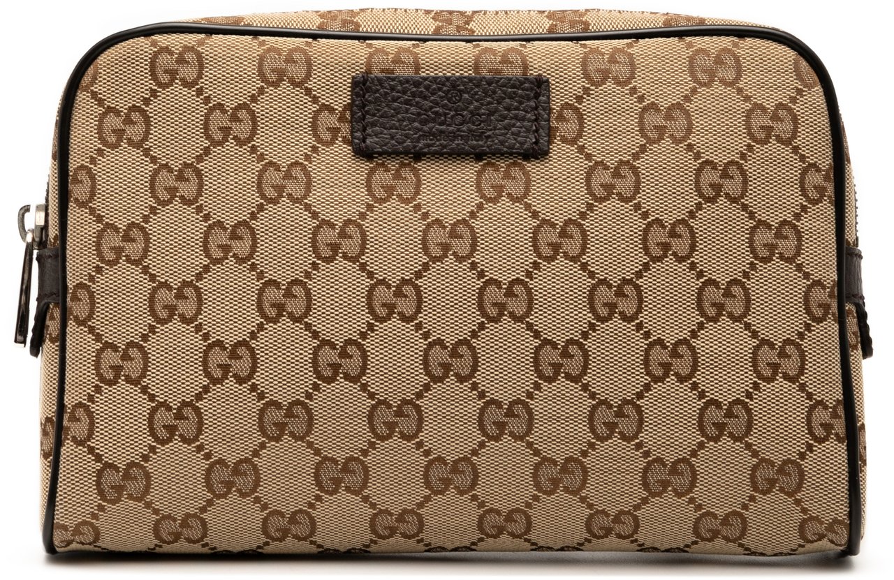 Gucci GG Canvas Belt Bag Bruin