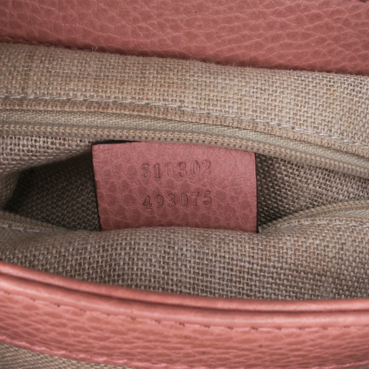 Gucci Small Dollar Calfskin Interlocking G Satchel Roze