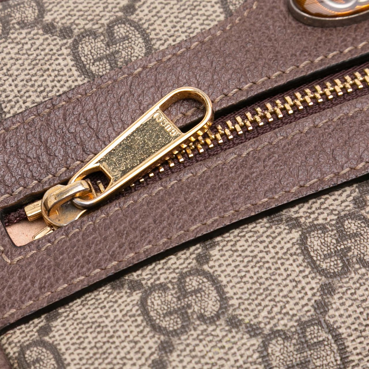 Gucci Mini GG Supreme Ophidia Crossbody Bruin