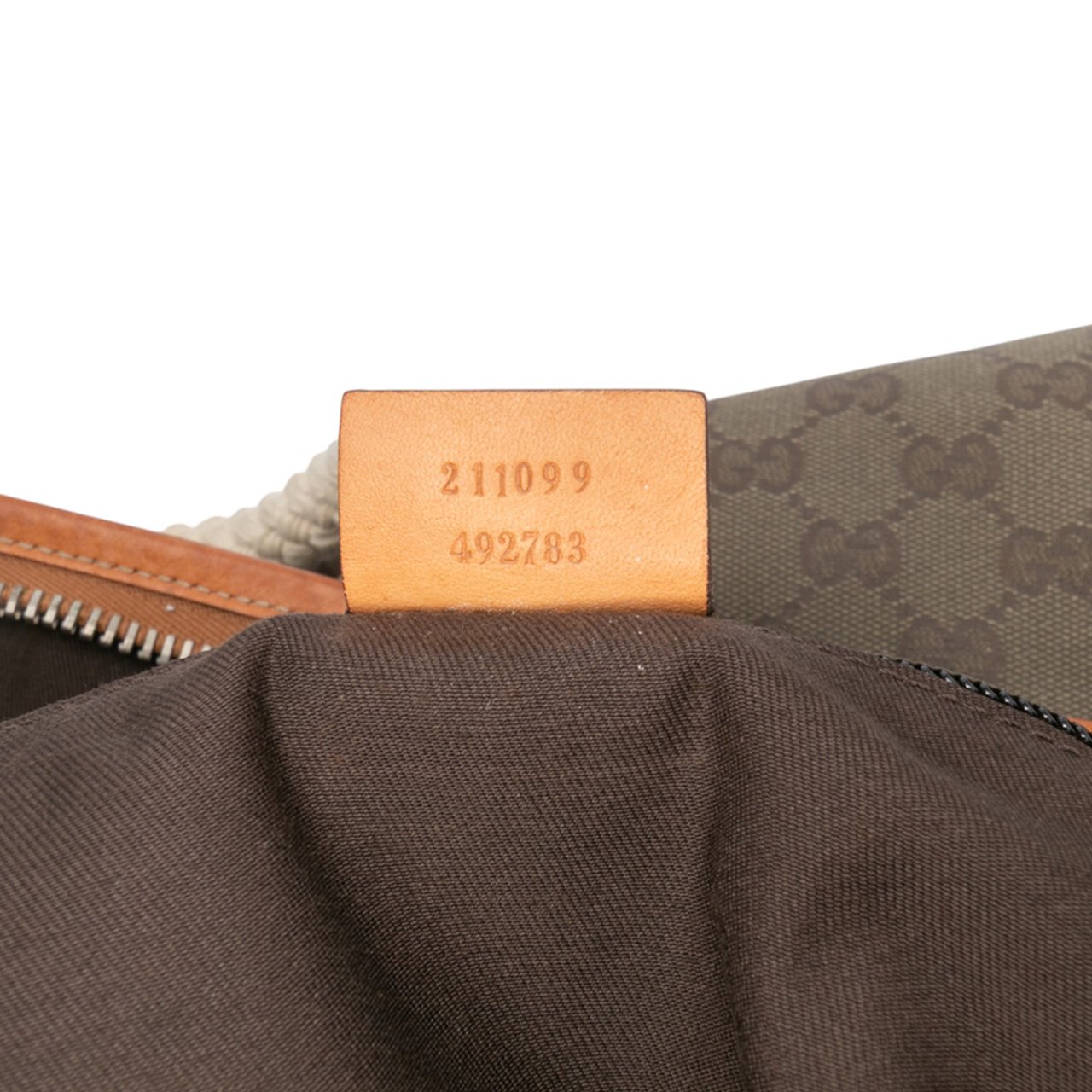 Gucci GG Canvas Rope Tote Bruin