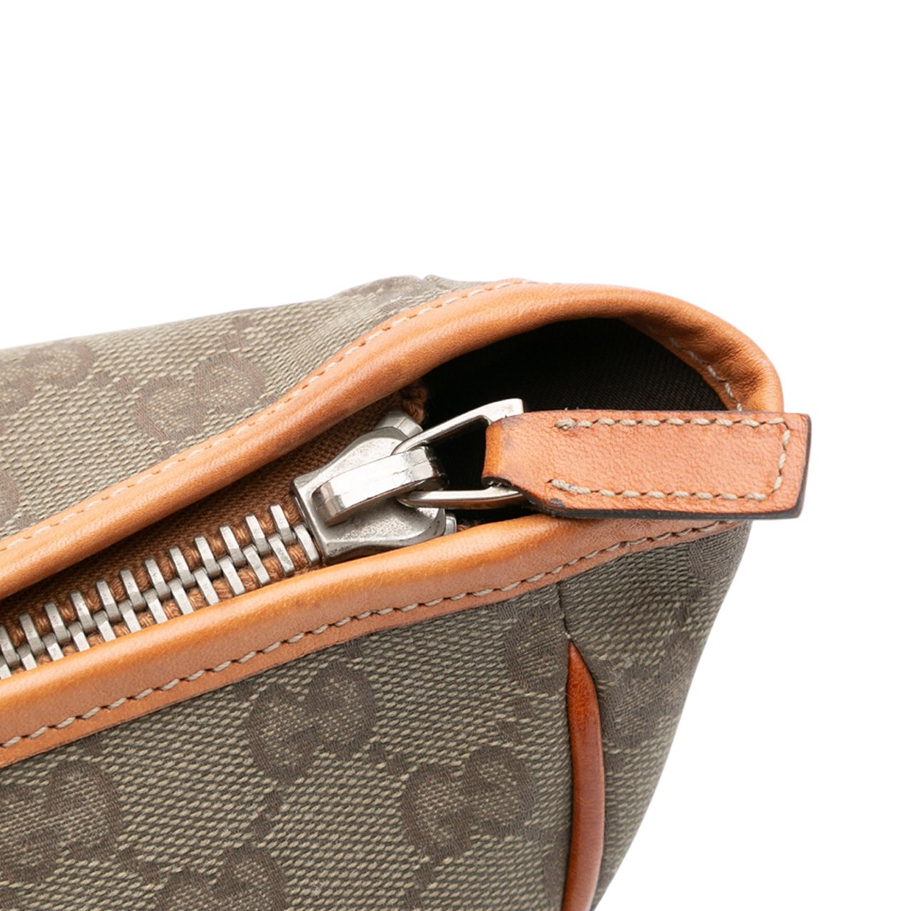 Gucci GG Canvas Rope Tote Bruin