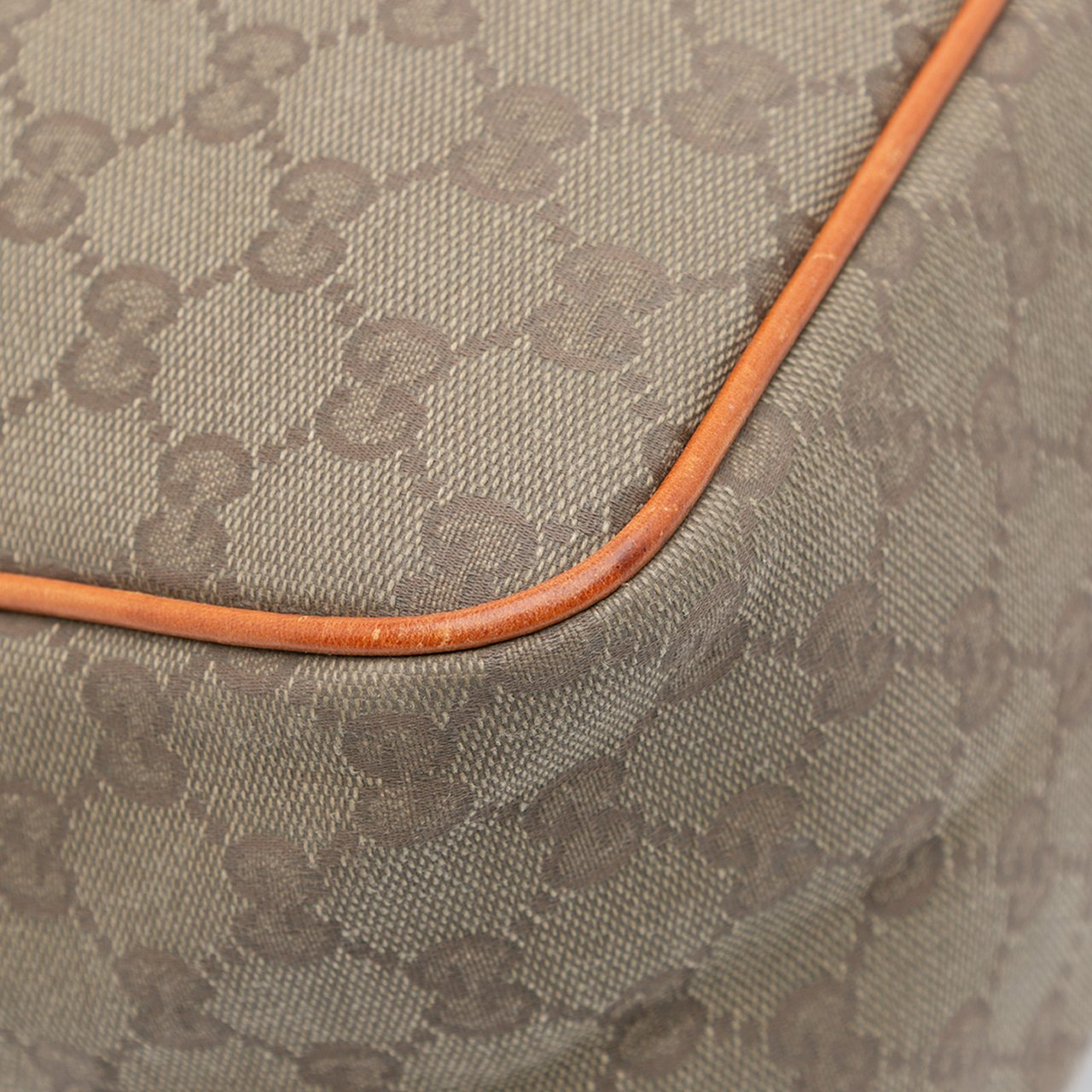 Gucci GG Canvas Rope Tote Bruin