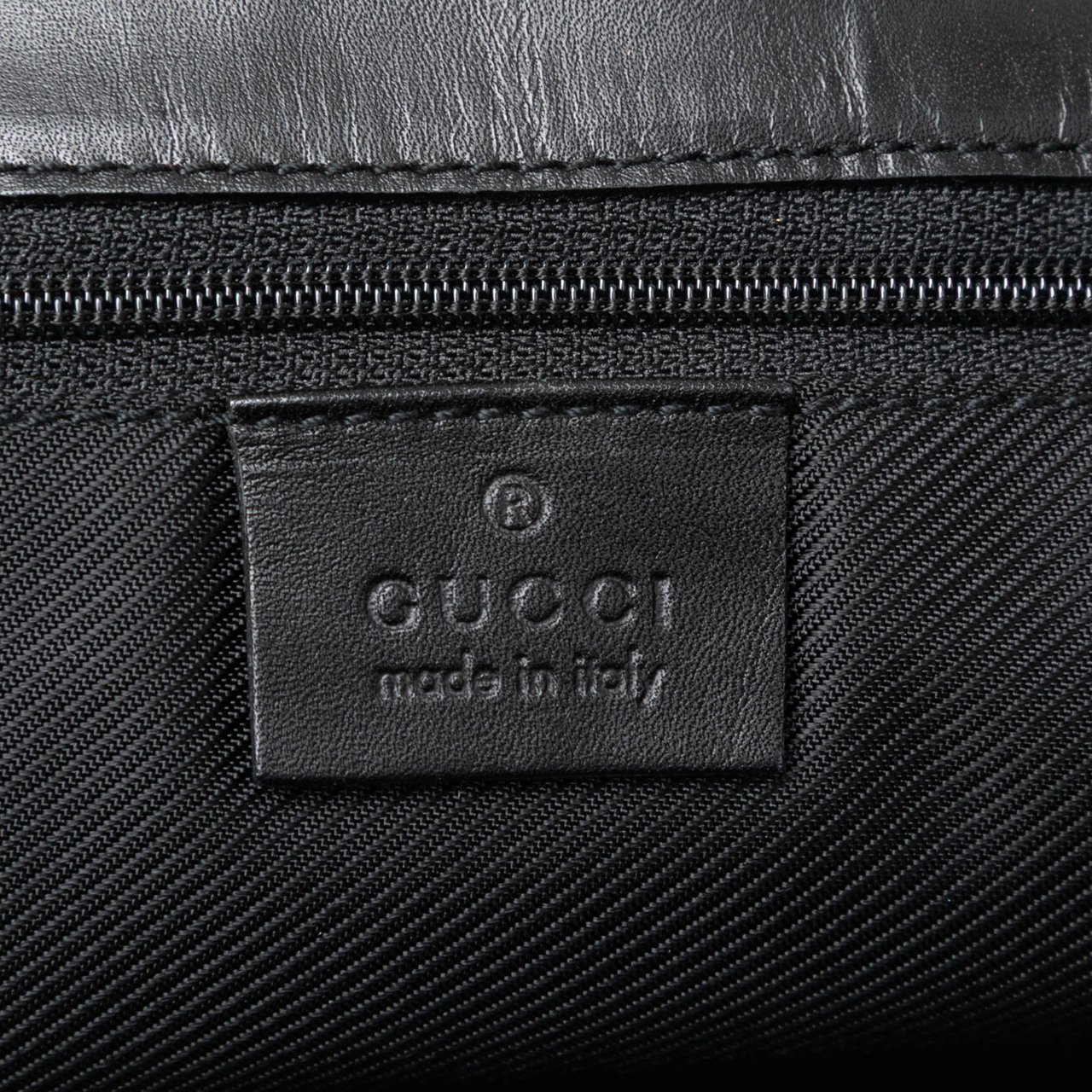 Gucci GG Canvas Web Tote Zwart