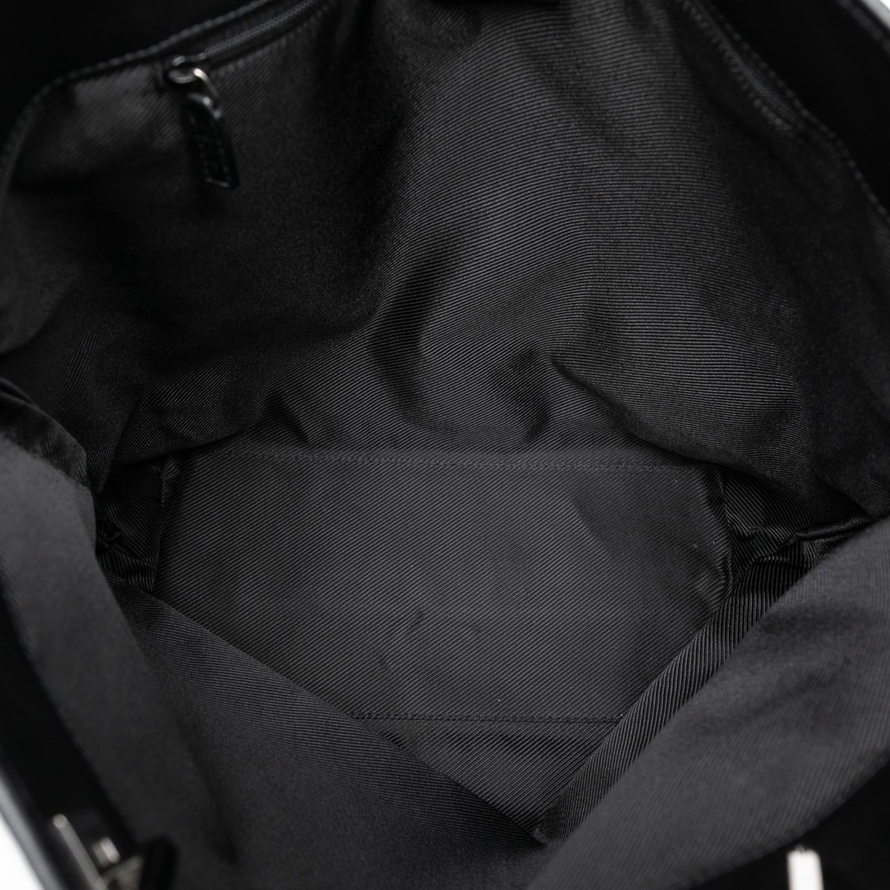 Gucci GG Canvas Web Tote Zwart