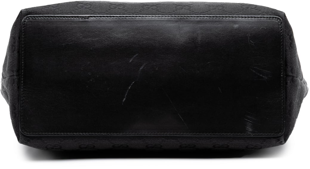 Gucci GG Canvas Web Tote Zwart