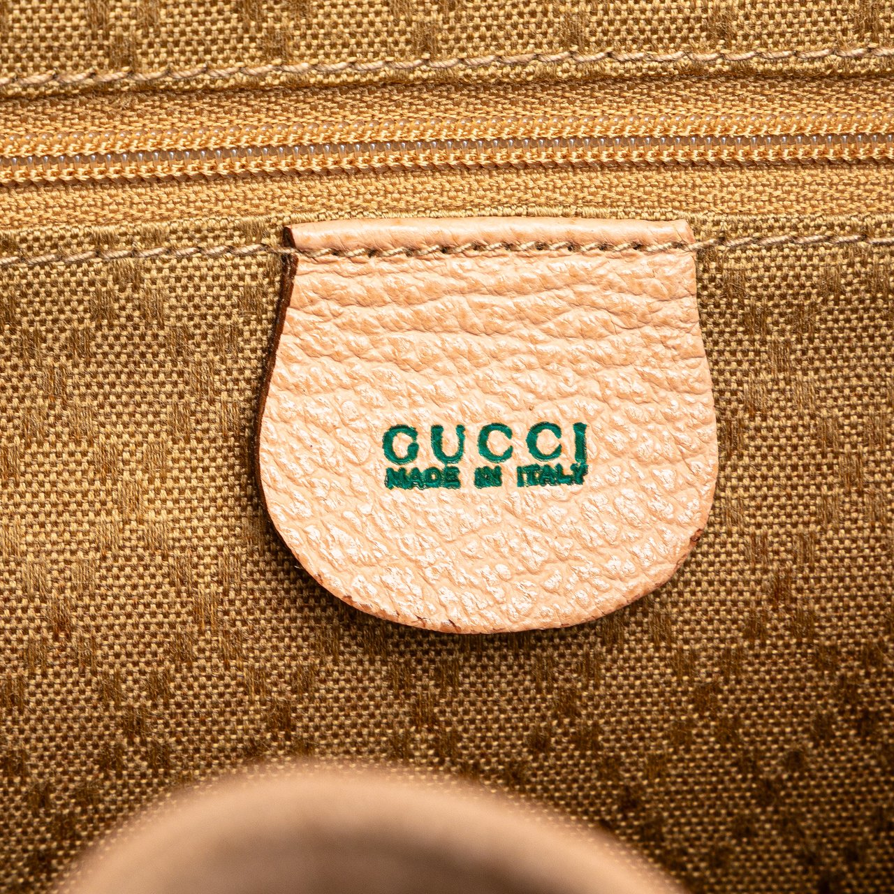 Gucci Suede Bamboo Backpack Bruin