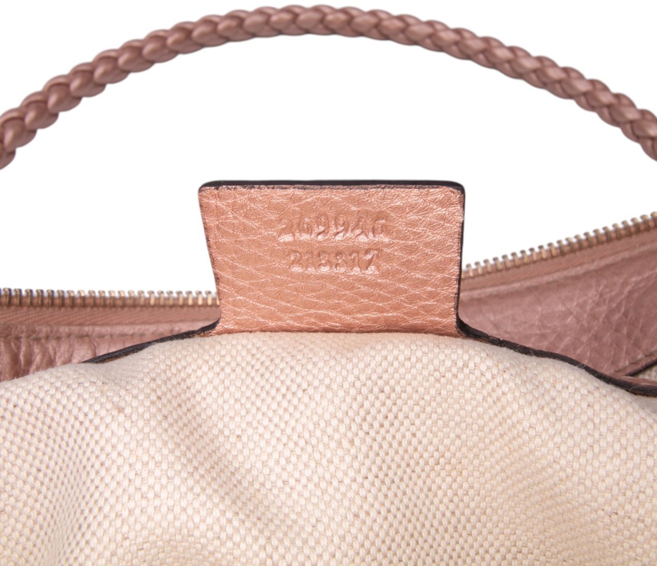 Gucci Large GG Canvas Bella Satchel Bruin
