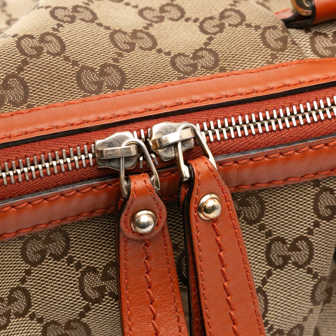 Gucci GG Canvas Sukey Satchel Bruin
