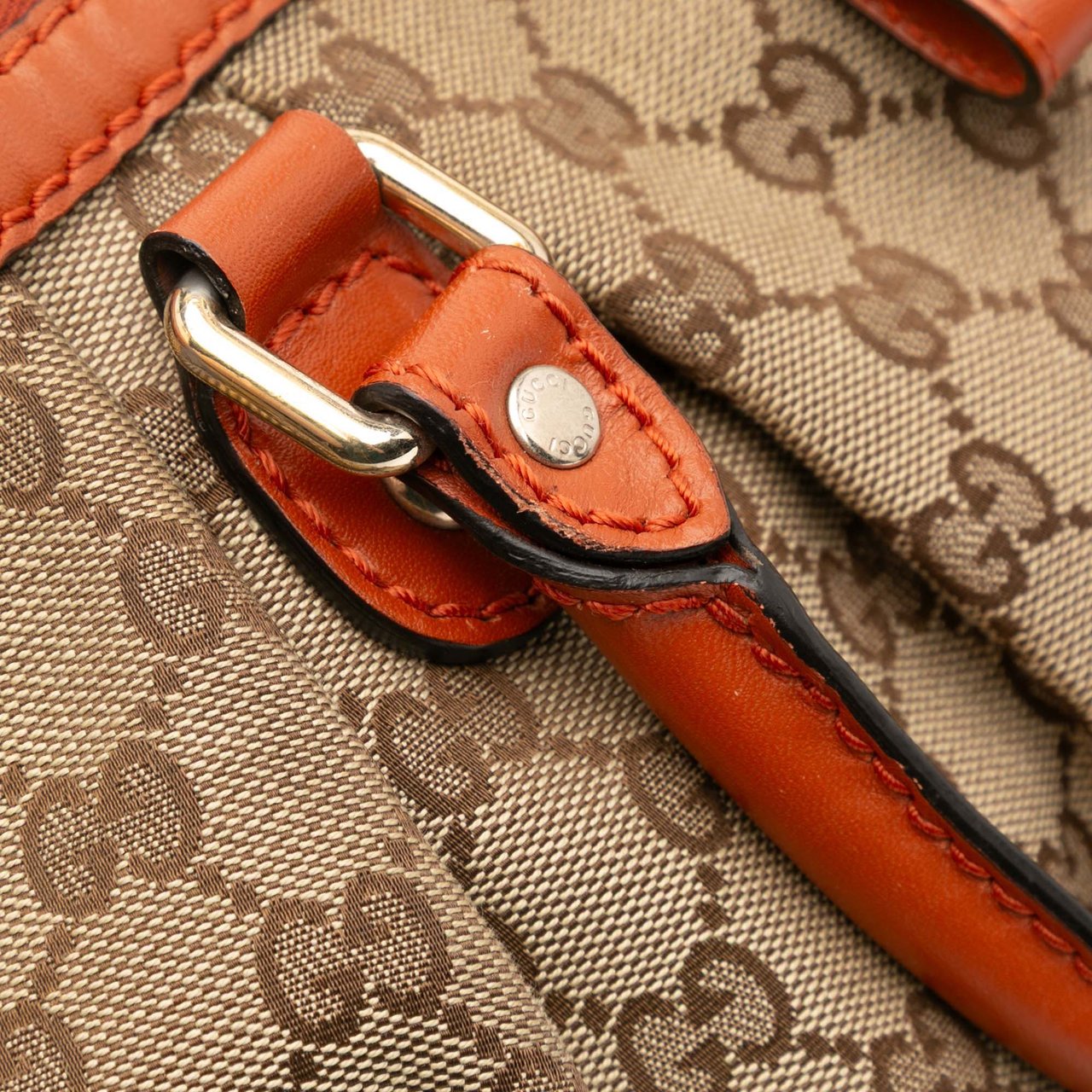 Gucci GG Canvas Sukey Satchel Bruin