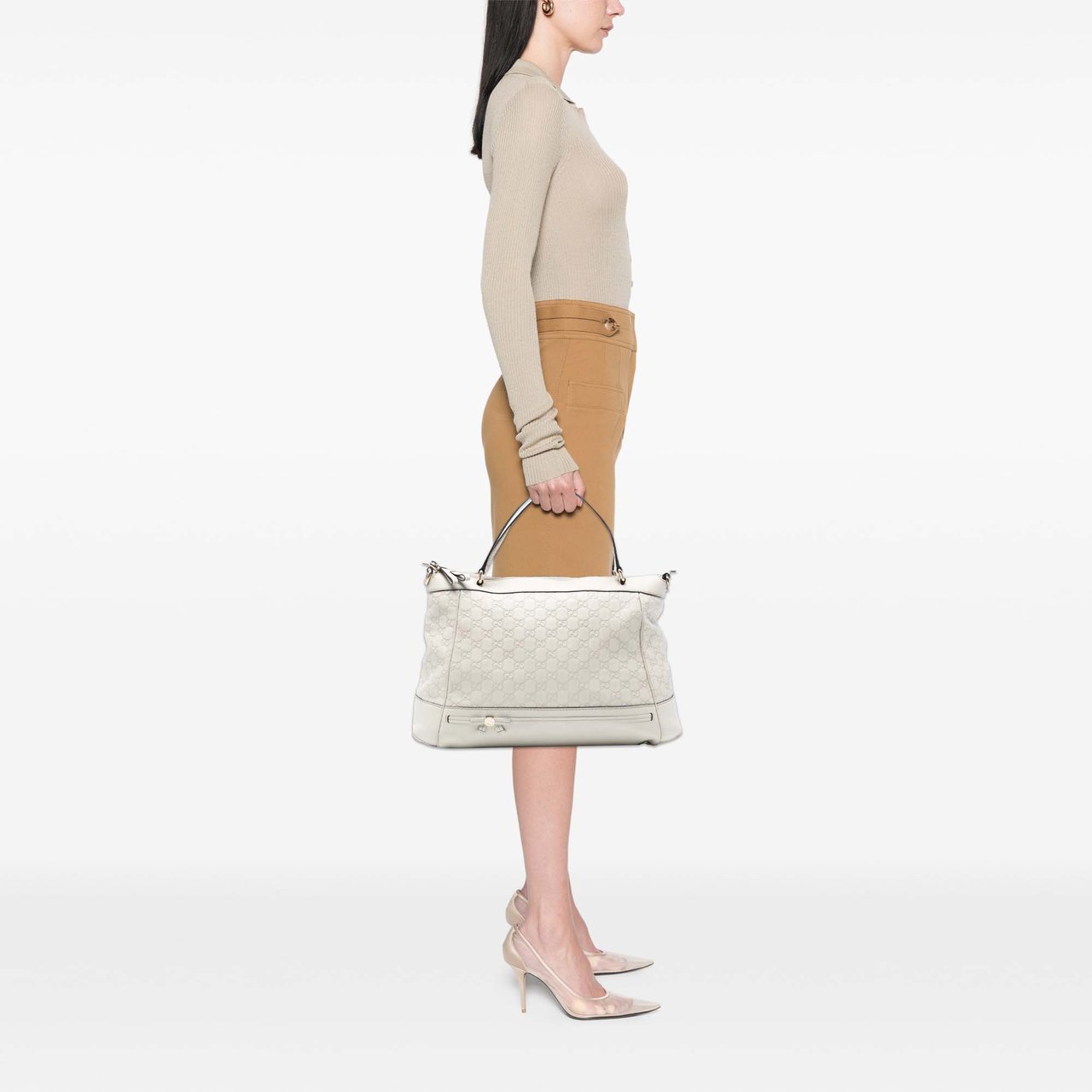 Gucci Guccissima Mayfair Satchel Wit