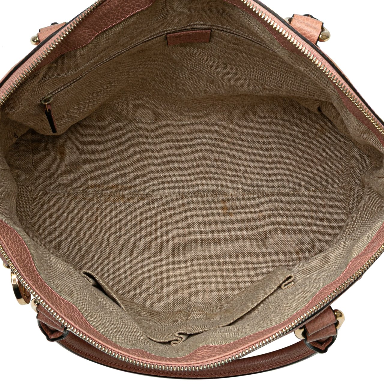 Gucci Medium Leather GG Charm Dome Satchel Roze
