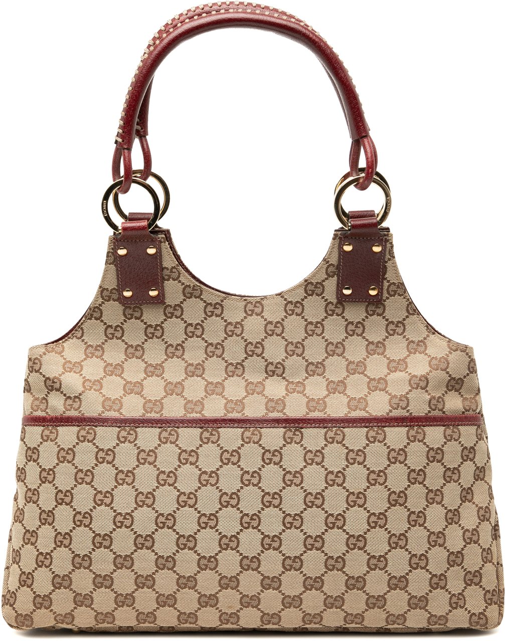 Gucci GG Canvas Shoulder Bag Bruin