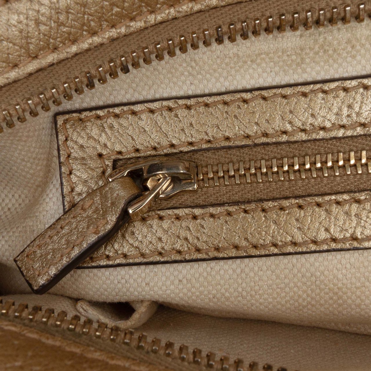 Gucci Small GG Canvas Bree Satchel Bruin