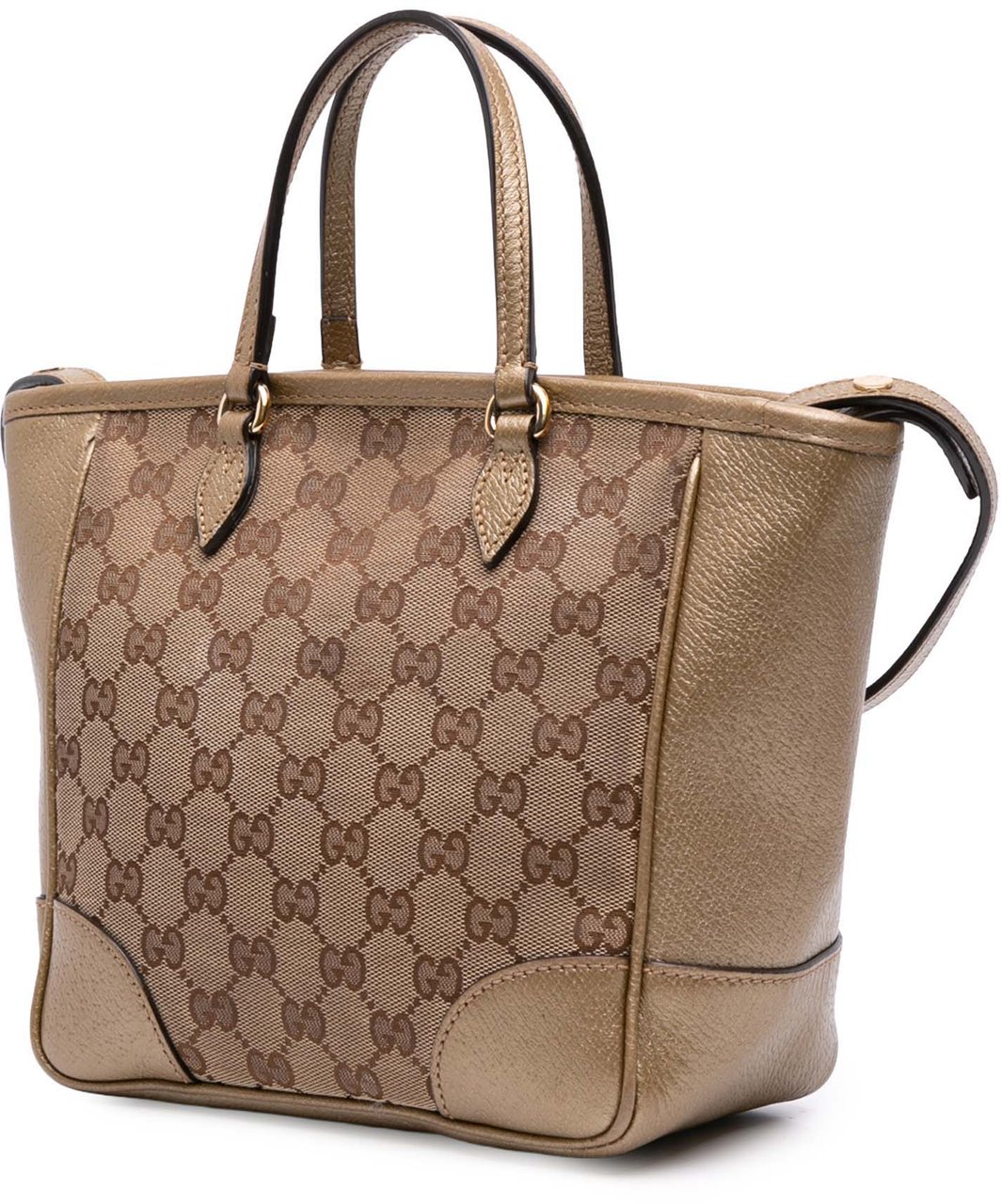 Gucci Small GG Canvas Bree Satchel Bruin