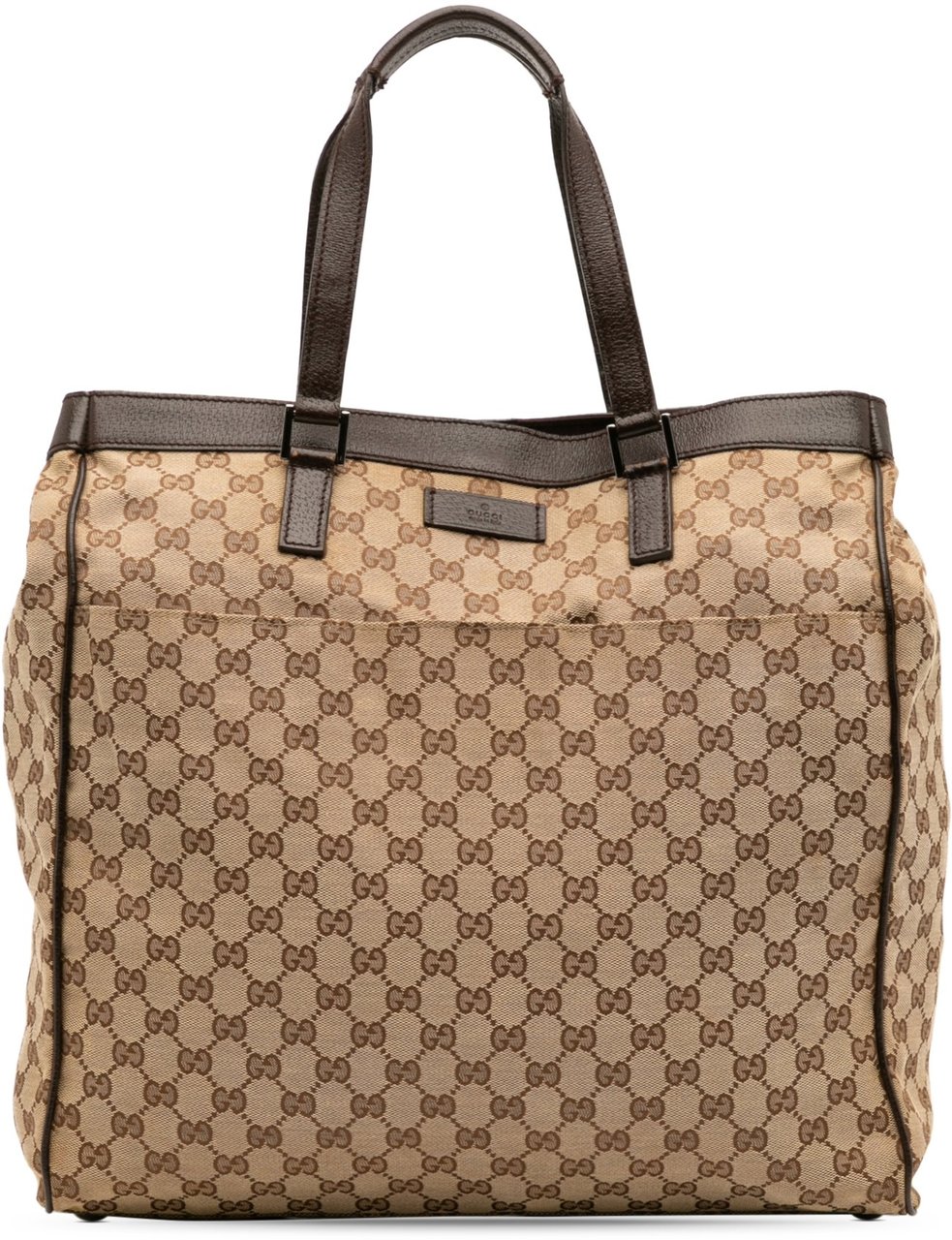 Gucci GG Canvas Tote Bruin