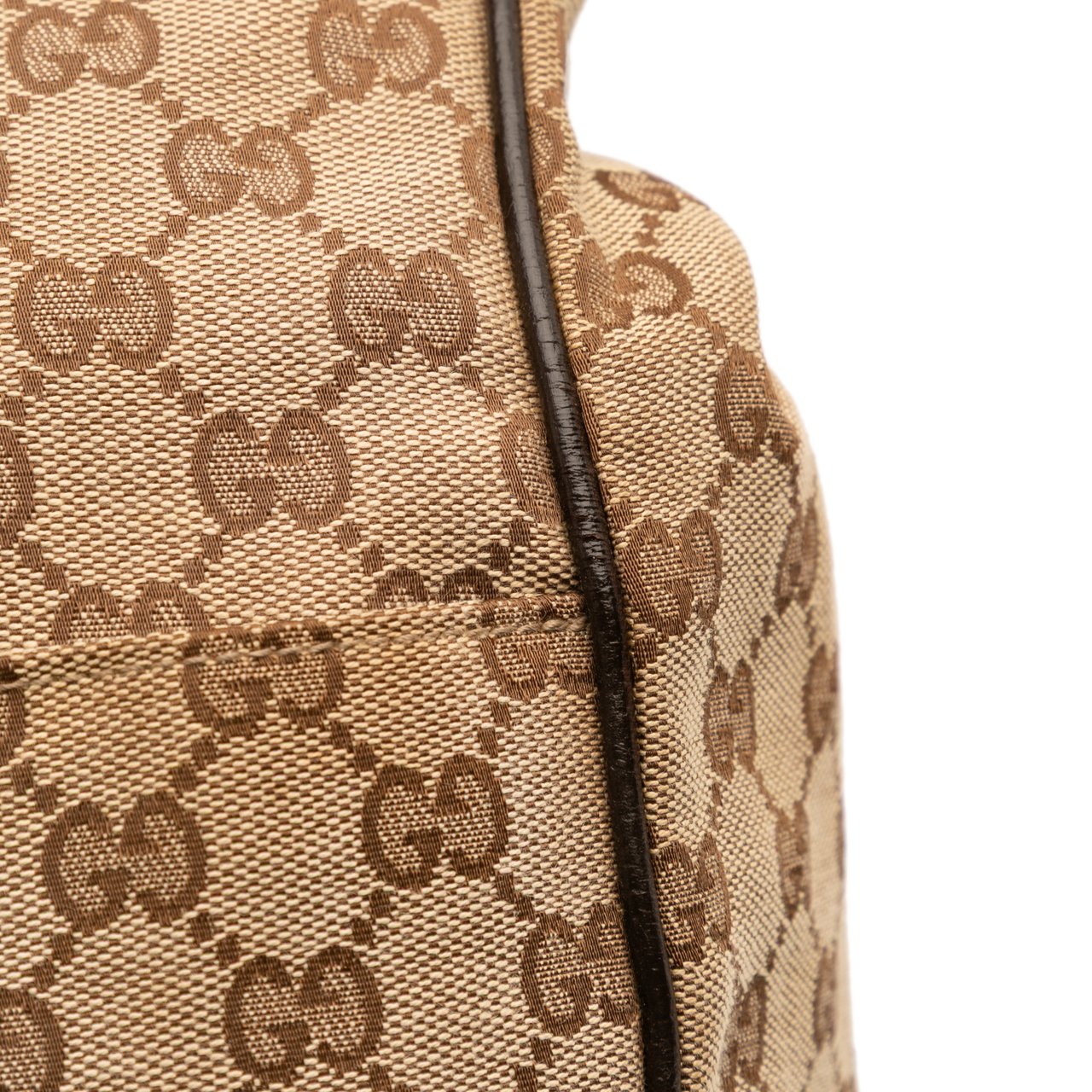 Gucci GG Canvas Tote Bruin
