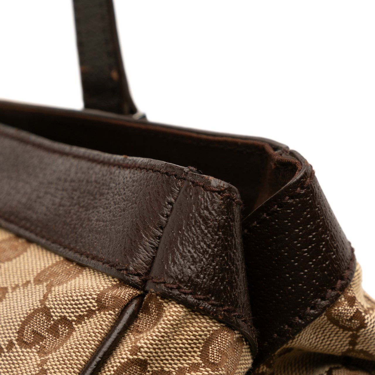 Gucci GG Canvas Tote Bruin