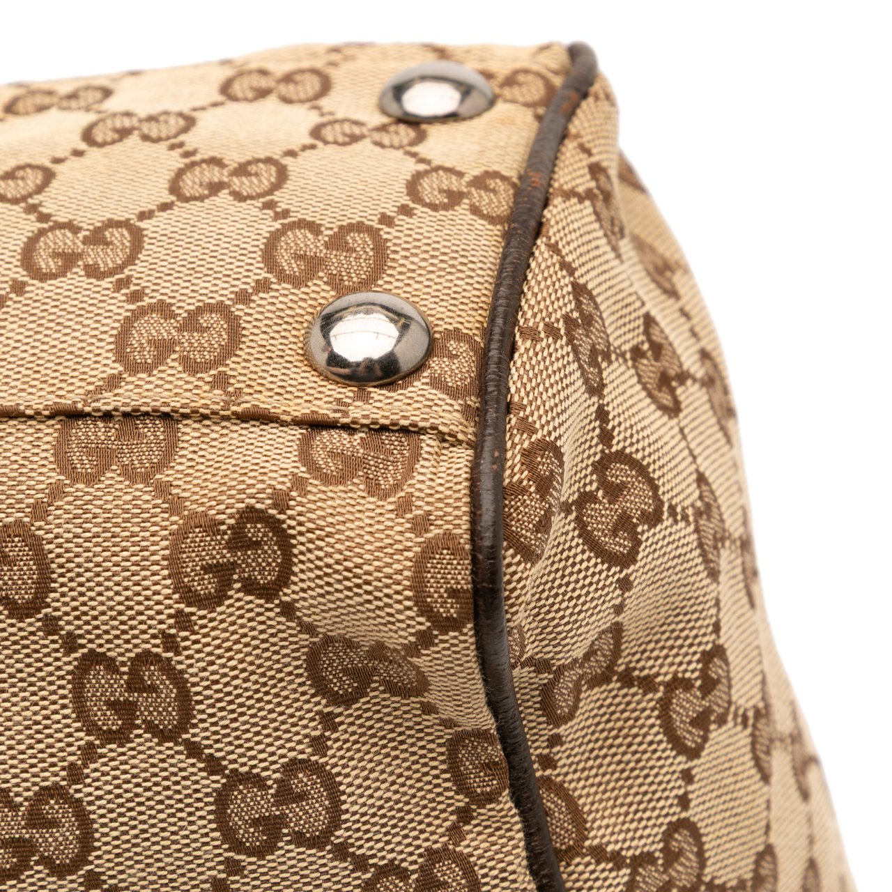 Gucci GG Canvas Tote Bruin